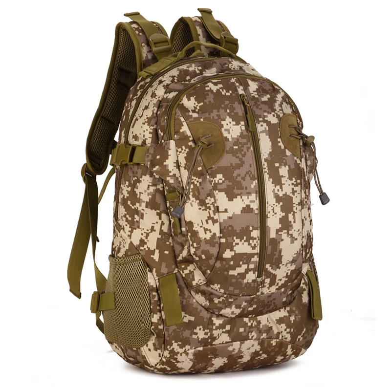 

Hot sale outdoor waterproof 420D traveling backpack men wholesale camouflage tactical military backpack girls, Multi color