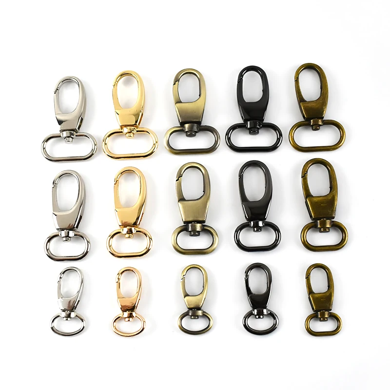 

Meetee F1-28 13/20/25mm Dog Collar Snap Hooks Hardware Accessories Carabiner Spring Clasps For Bag Strap Swivel Lobster Buckles