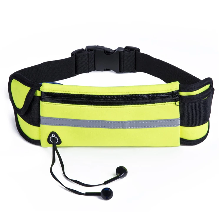 

Customize Cheap Outdoor Neoprene Water Resistant Hiking Running Belt Elastic Waist Bag Sport Fanny Pack, Black,green,blue,pink,orange or oem