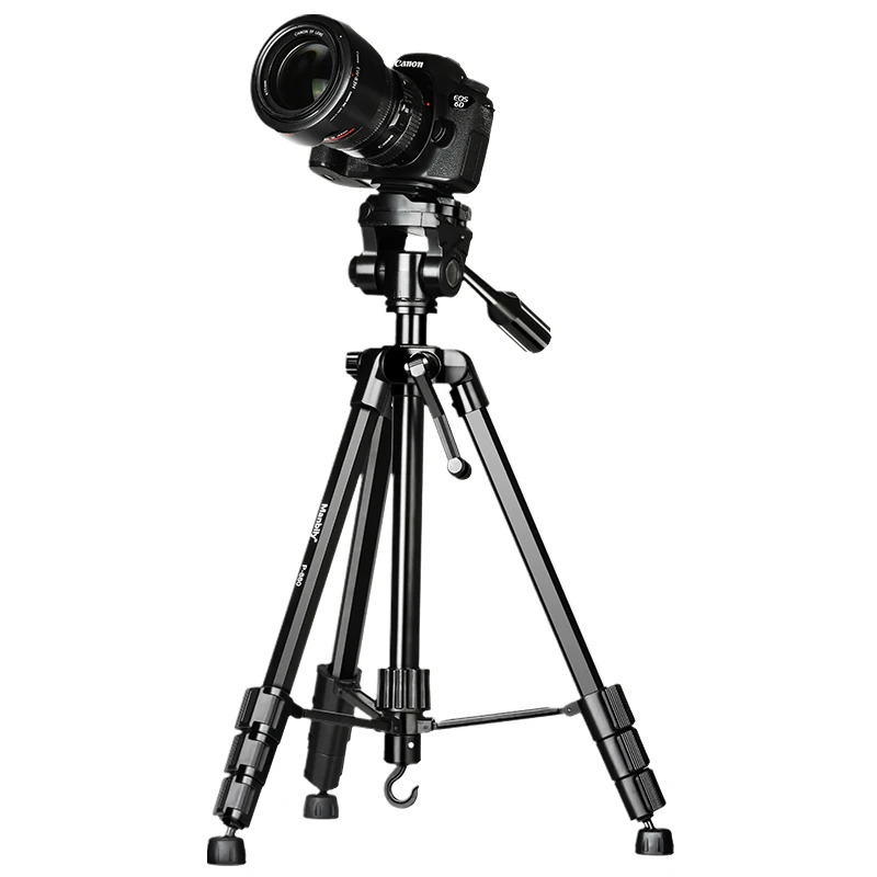 

Manbily P-880 professional dslr camera photographic accessories Travel Lightweight Portable tripod for a vlogger and YouTuber