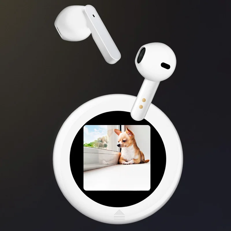 

2021 hot selling NR-740 Tws LCD HD Display HiFi Bass Wireless Headset music in pods Headphone Earphone Earbud Wireless