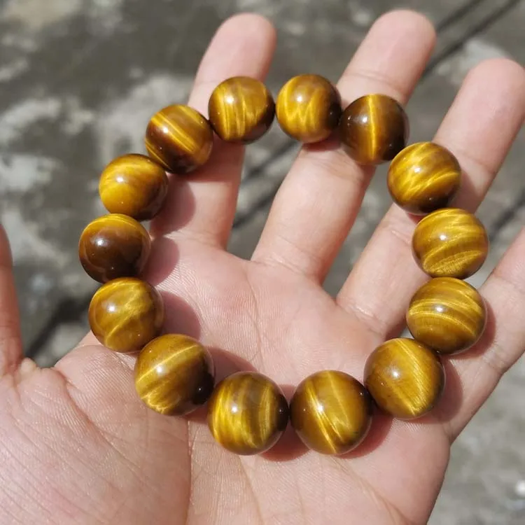 

Wholesale Gemstone Bead Natural Stone Tiger Eye Bracelet for Jewelry Making