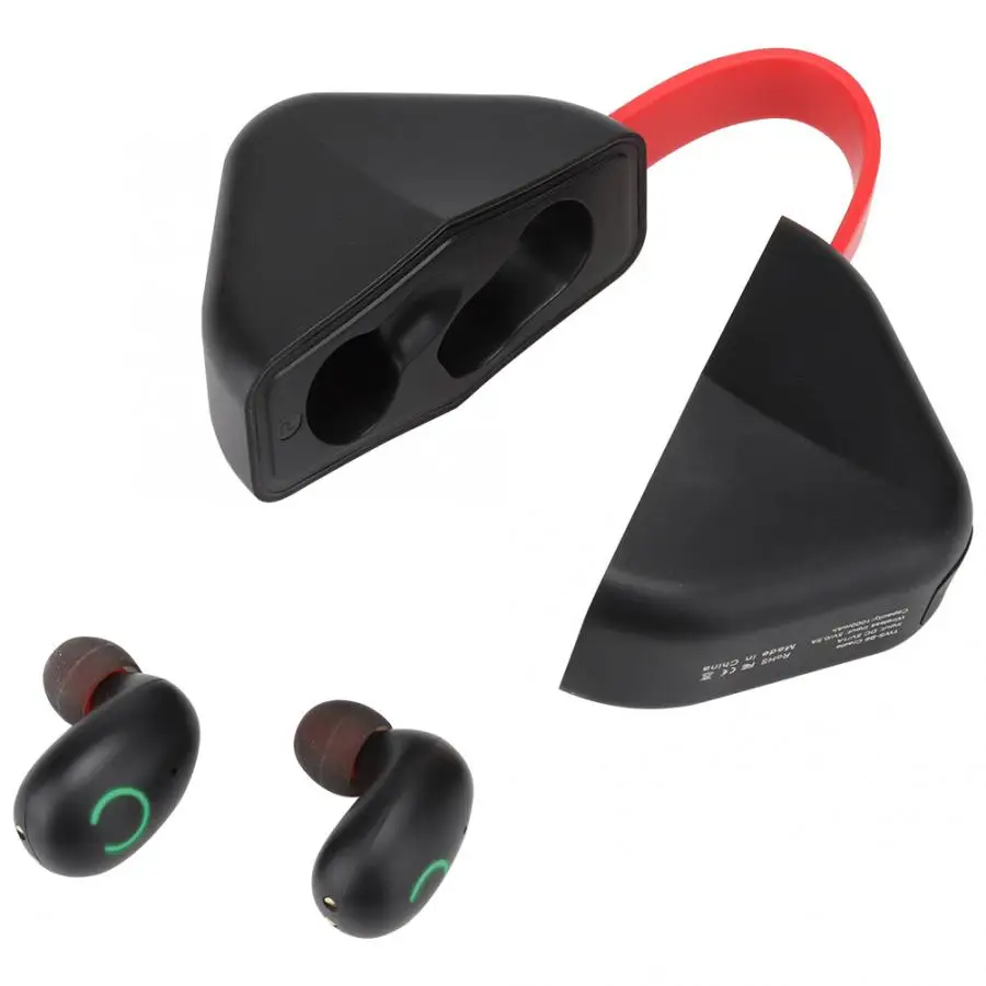 

2021 Hot TWS Earphone B6 5.0+EDR IPX7 Waterproof C3020 Chip Upgrade HIFI Smart Earphone Wireless Earbuds Aptx/AAC, Black/white/red