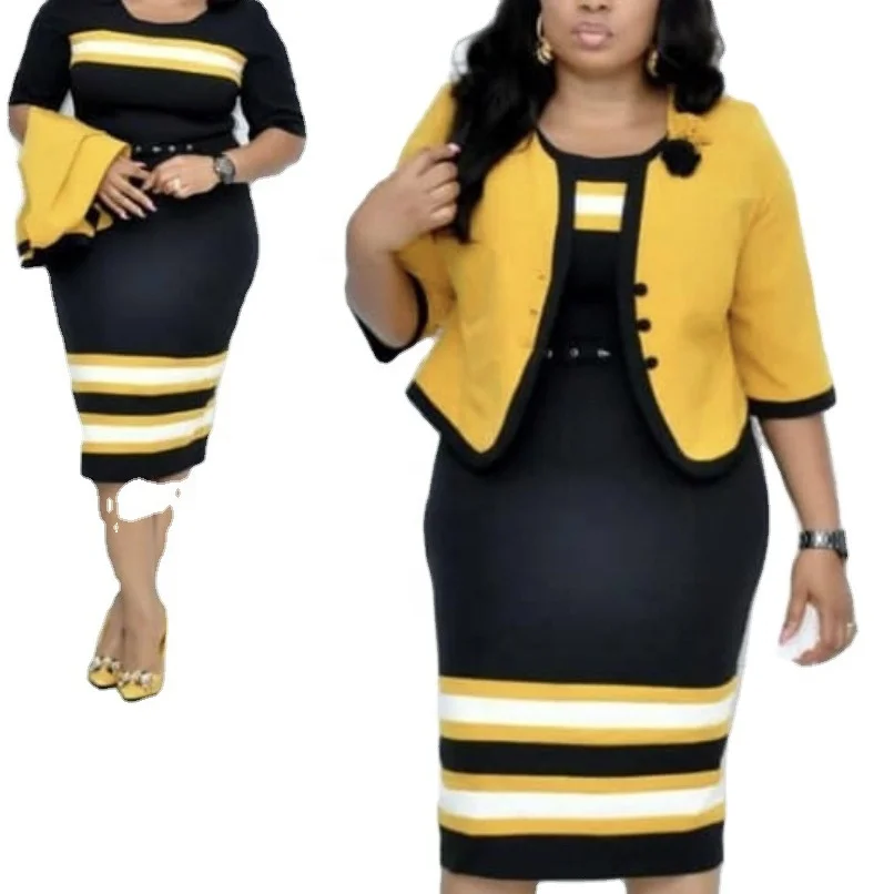 

JY040 2 piece set women clothing dress fashion women african plus size fit dresses, Picture shown