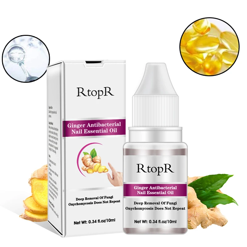 

RtopR Nail Repair Essence Serum Fungal Nail Treatment Remove Onychomycosis Toe Nais Nourishing Brightening Nail Fungus