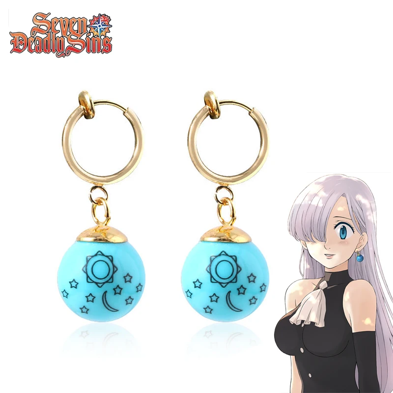 

Anime The Seven Deadly Sins Elizabeth Liones Earrings