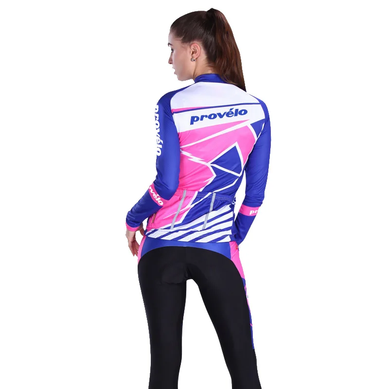 
Women Cycling Jersey Manufacturer Mountain Sexy Bike Jersey Long Sleeve Set Anti-UV MTB Bicycle Clothes Wear Mujer Ciclismo Ropa 