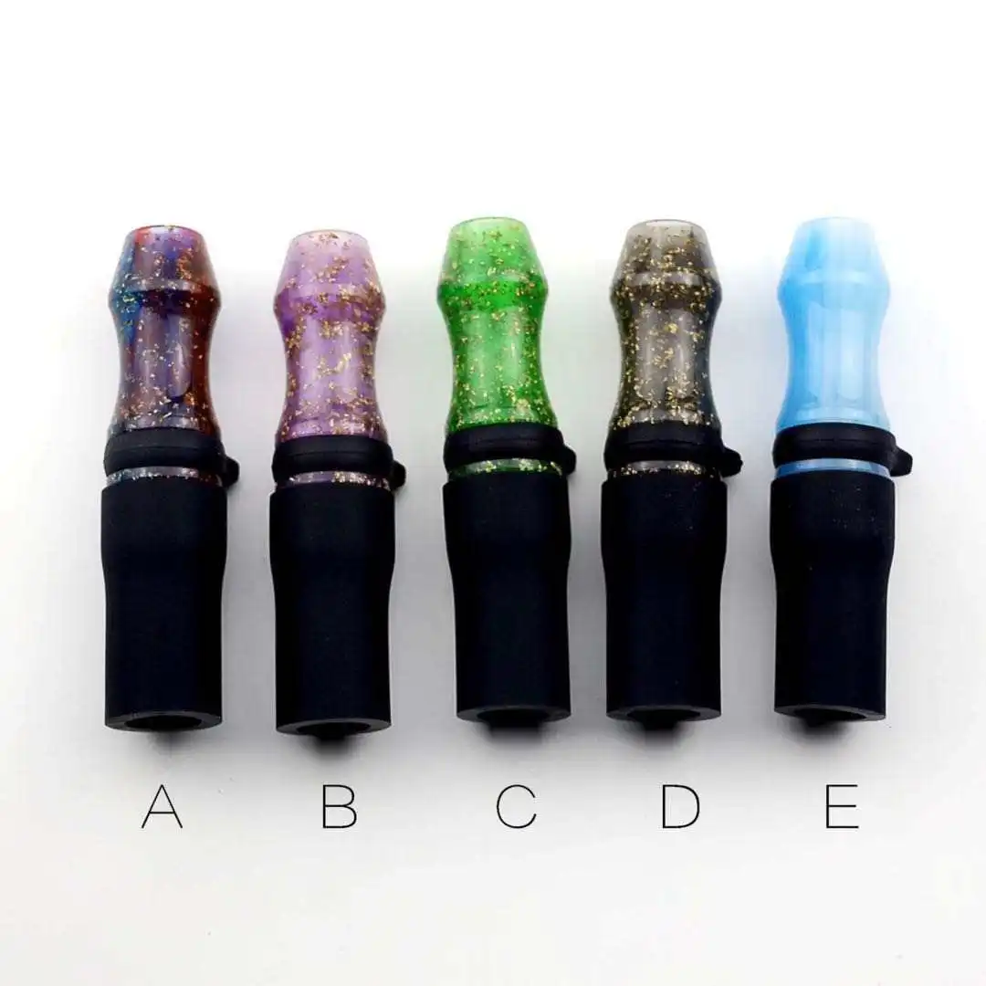 

Customize Resin Silicone Hookah Mouthpieces With Hang Rope Hookah Mouth Tip, Colorfull