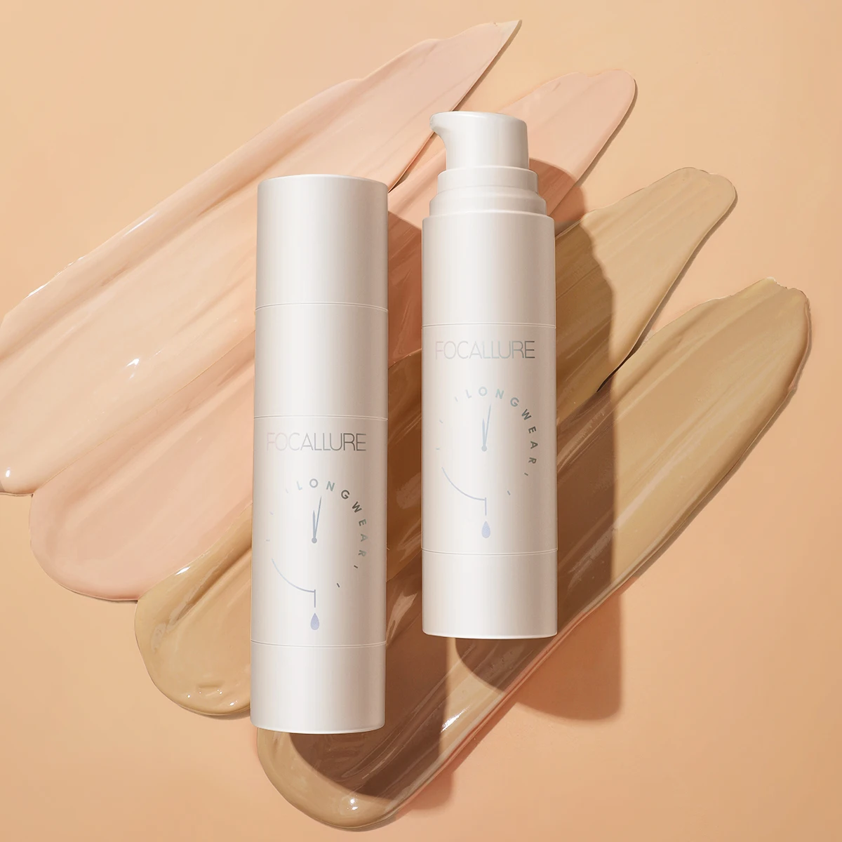 

FOCALLURE Unique Cosmetic Makeup Flaw-Resistant Longwear Foundation Full-Coverage Skin Care Ingredients Waterproof