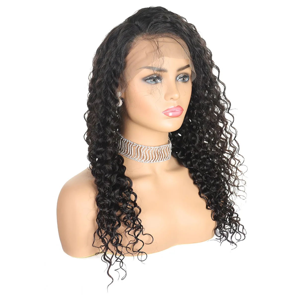 

deep wave 13x4 lace front human hair wigs No depilation softer 4X4 5X5 13X6 T part indian human hair wigs virgin hair vendor