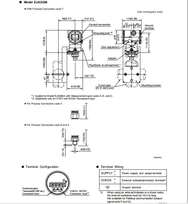 Original Yokogawa Eja530e Yokogawa Pressure Transmitter Buy China
