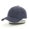 high quality vintage leather strap blank corduroy baseball cap