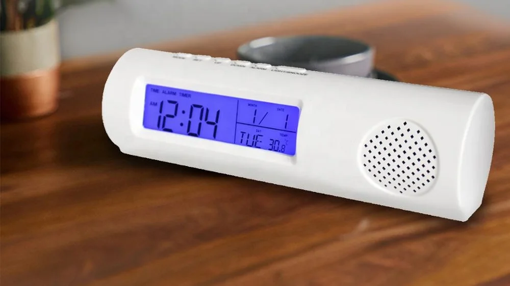 Best Selling Mini Radio Portable Digital Travel Alarm Clock With Torch