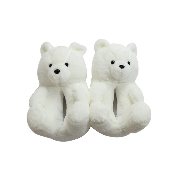 

Lovely plush new color teddy bear slipper animals noble bedroom  fits all teddy bear slipper, 7 colors to choose