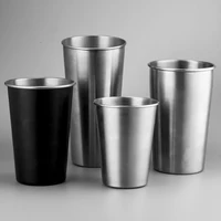 

12oz 16oz 500ml BPA Free Shatterproof Stainless Steel Metal Beer Coffee Sublimation Cups