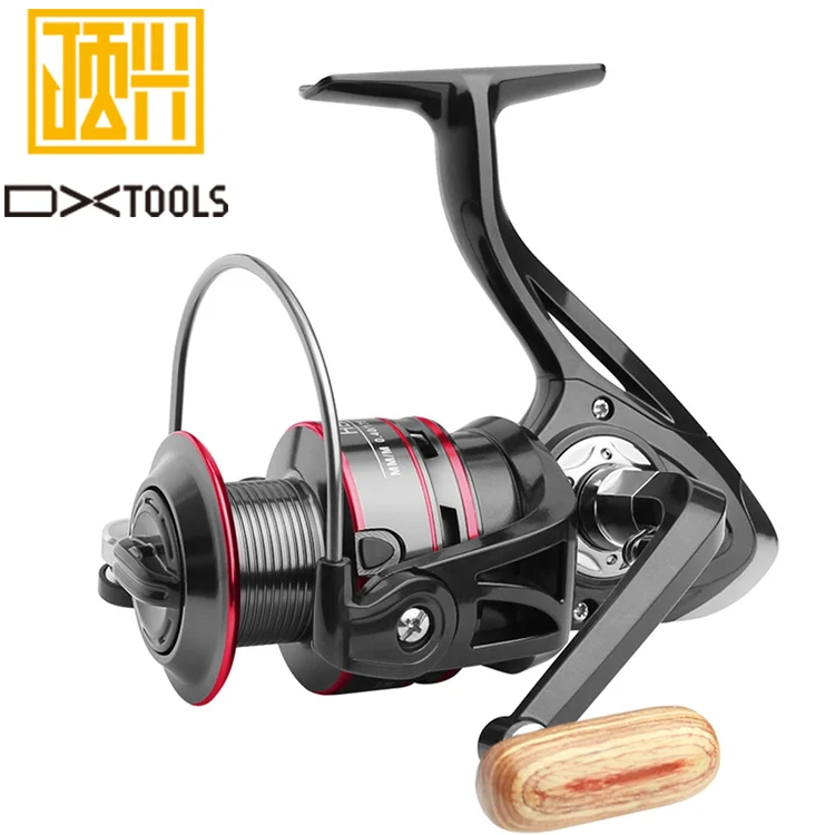 

2021 Trending New Arrivals Professional Throwing Fishing Gifts Spinning Fishing Wheel Trolling Fish Reels, Black + red