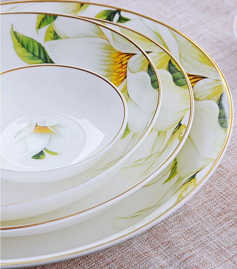 Cheap Wholesale Pakistan Popular New Bone China Wedding Dinnerware
