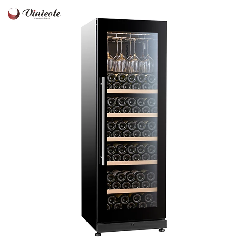 Multifunctional Lowe Glass Door Compressor Wine Refrigerator With