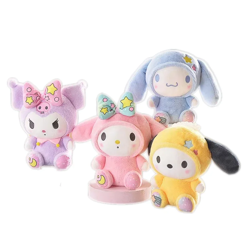 

Wholesale Kawaii Sanrio Anime Plush Toy Kuromi Cinnamoroll Plush Toys Pendant Dolls Keychain Chains Sanrio Plush