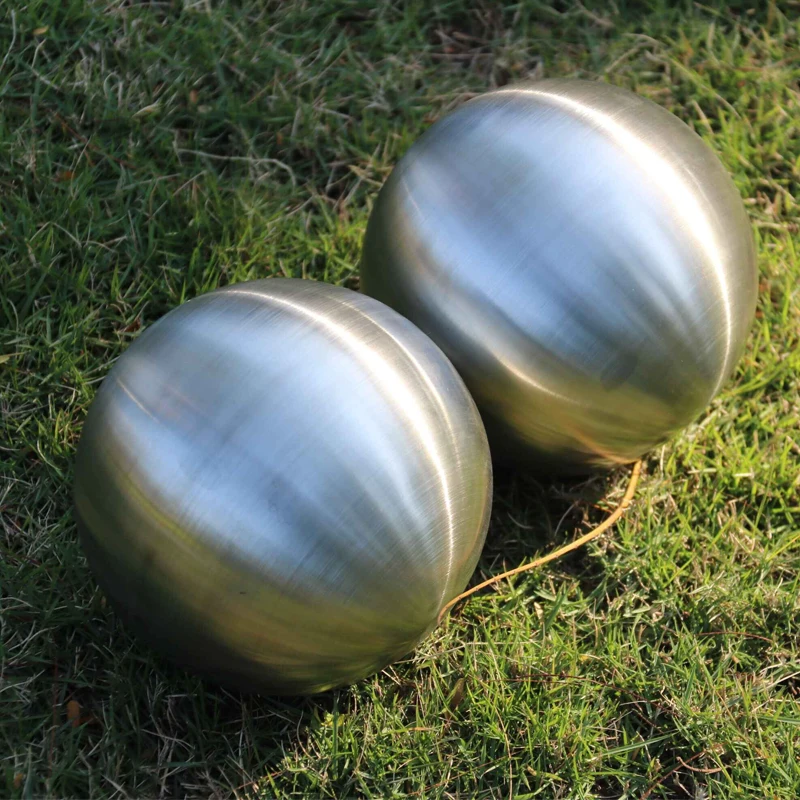 
Hot sale 600mm 800mm brushed hollow stainless steel gazing ball 