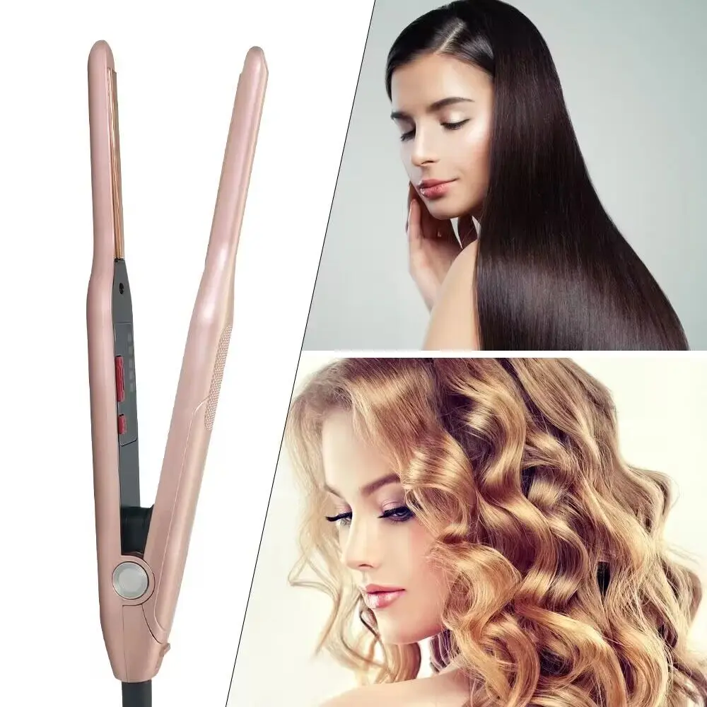 

Short Hair Styling 3/10 Inch Beard Baby Hair Pencil Small Flat Iron Hair Straightener