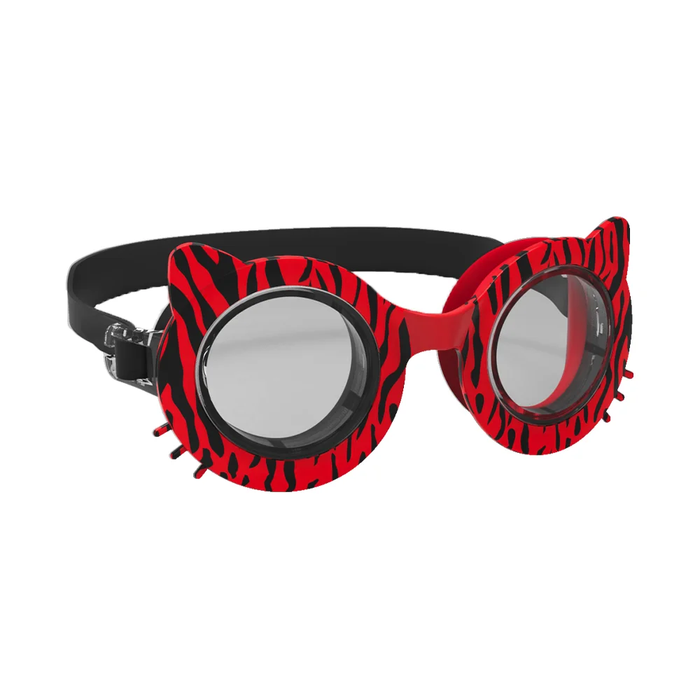 

ZLF customized kids swimming goggles waterproof anti-fog UV protection print logo 4200 multi-color silicone swim glasses, Custom color
