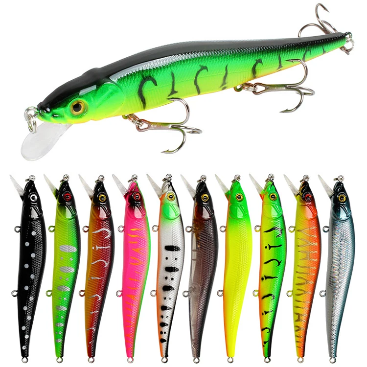 

Wholesale Plastic Artificial Lua Bait 11.5cm / 14g Fishing Lures For Minnow