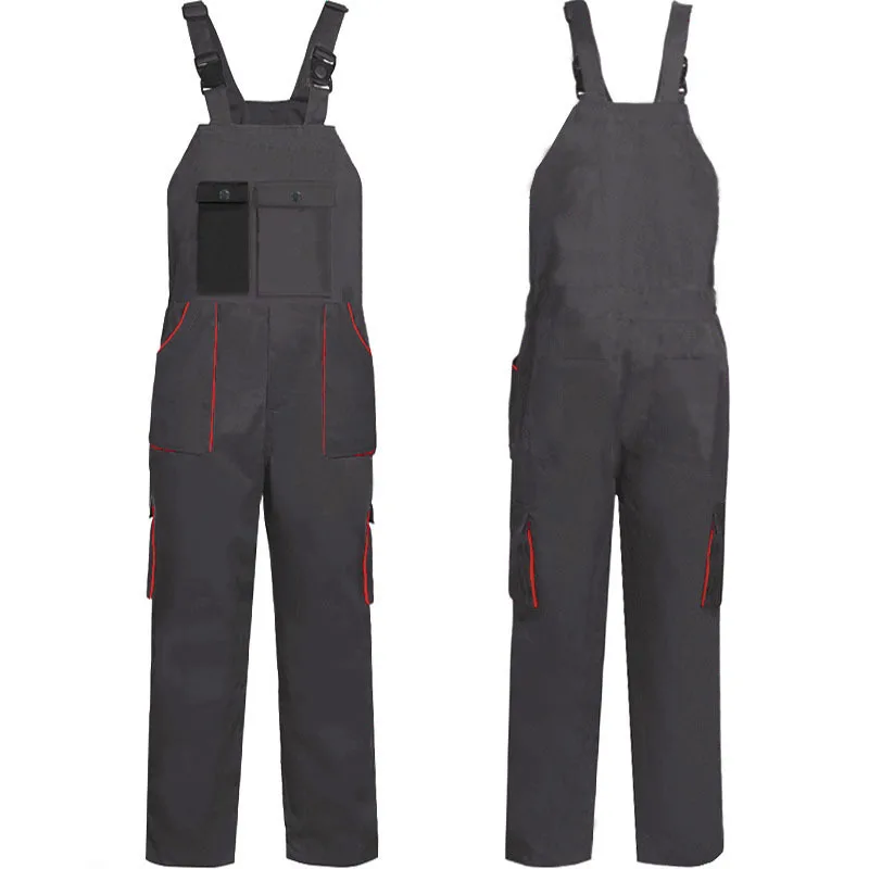 
Factory custom made bib work overalls for men anti-static waterproof work clothes overalls 