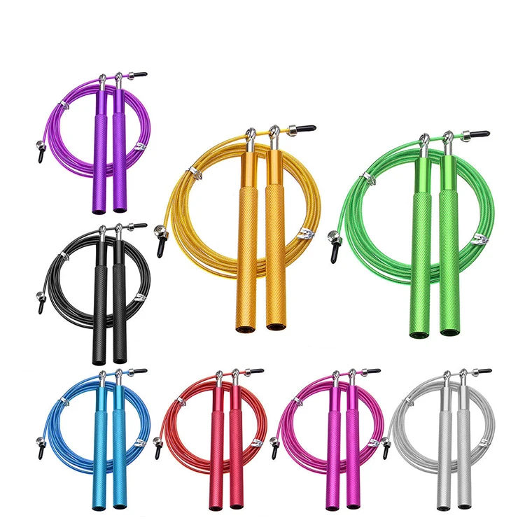 

China Factory Speed Jump Rope,Jump Rope Aluminum, Red,black,green, purple, blue, golden, silver