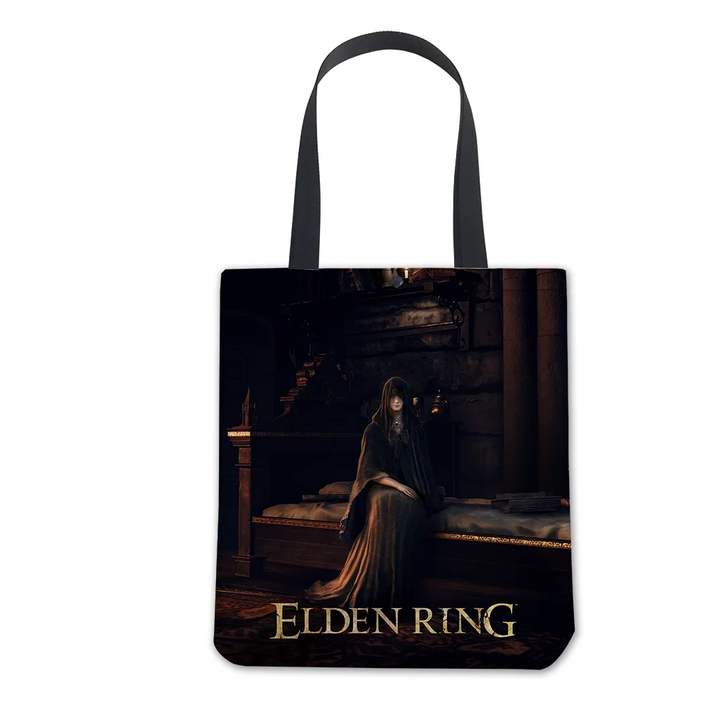 

High Quality 2022 New Designer Fashion Elden Ring Melina Gaming Peripherals Eco Friendly Foldable Reusable Tote Shopping Bag