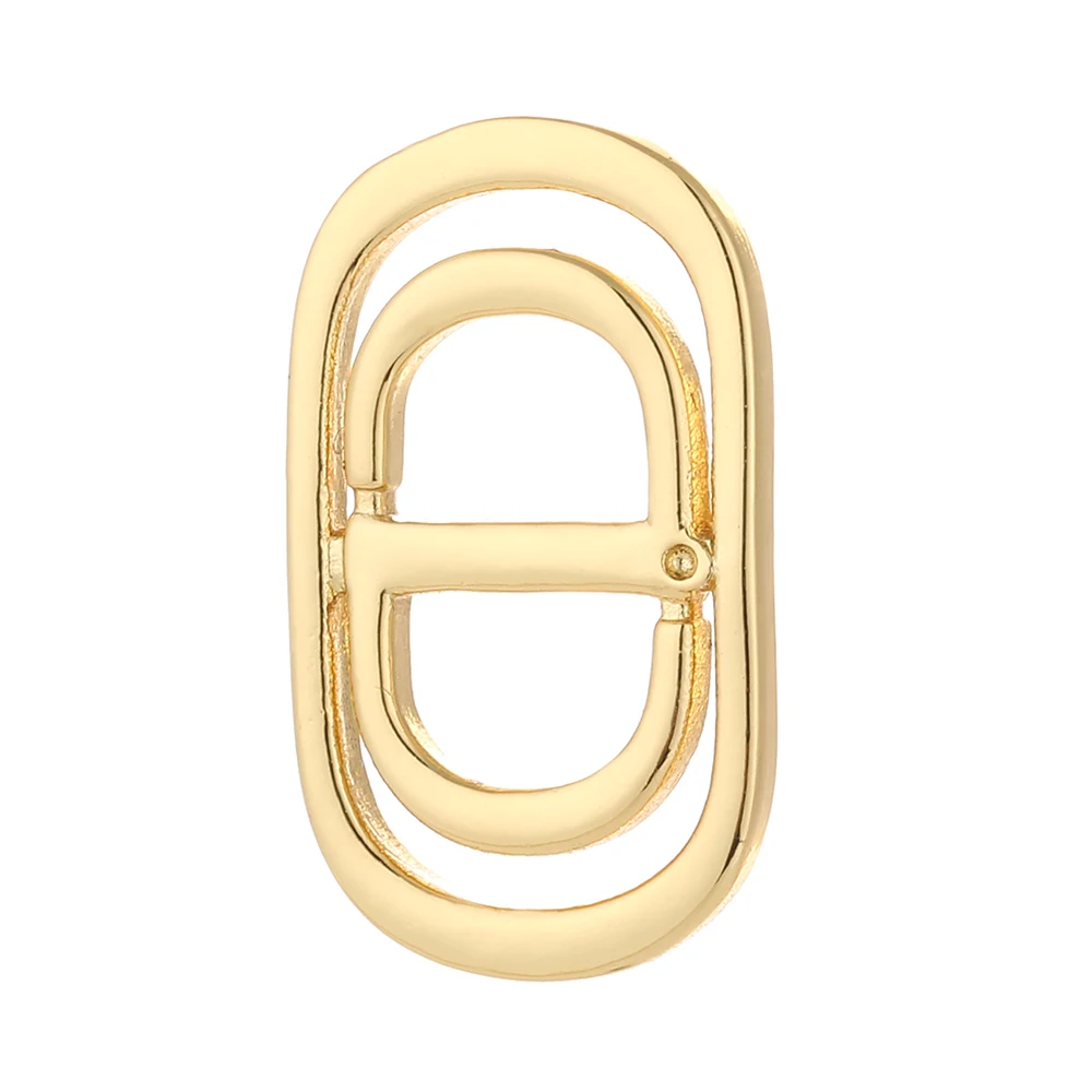 

Simple Design Gold Plated Jewelry Necklace Cz Charm Charm Jewelry Buckle Jewelry Making Diy
