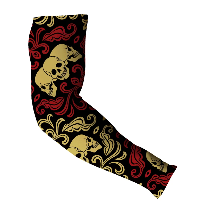 

Skull High quality protection high elastic arm sleeves for men
