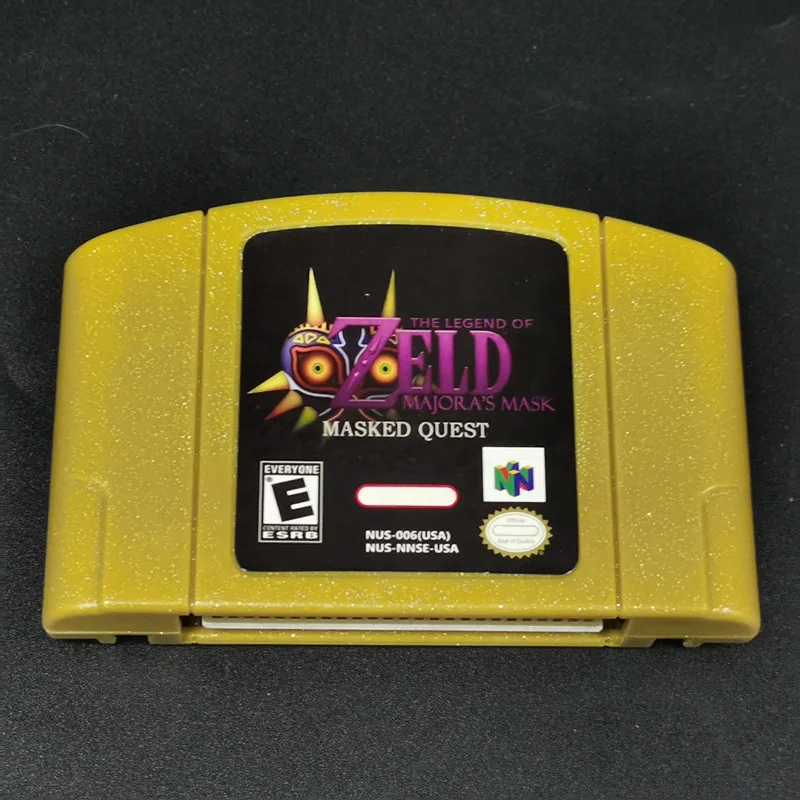 

The Legend of Zelda - Majora's Mask or Masked Quest 64 Bit USA Version Game Cartridge N64 cartridge