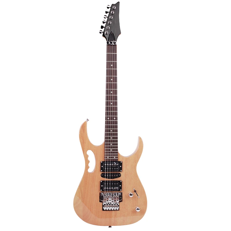 

Electric Guitar wholesale OEM Amuky Double Waves Electric Guitar Factory Price direct sales