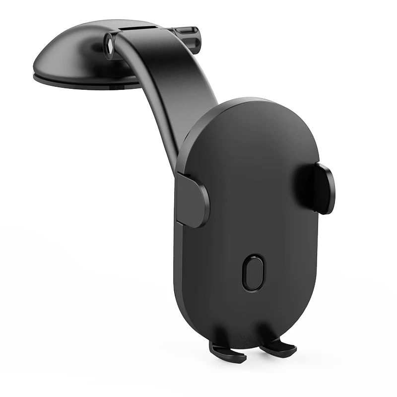 

Newest Phone holder Adjustable and Anti-shake Gooseneck Super Strong Sticky Suction Cup Mobile Car Holder, Black
