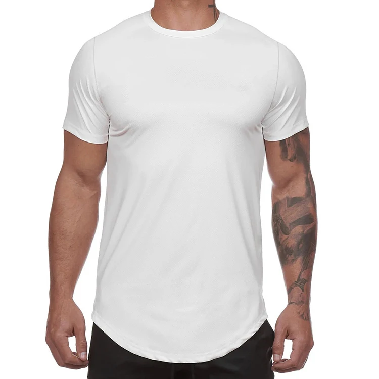 

Mens Sport T-Shirt Running Tshirts Plain Unisex Training Gym Workout Blank Custom Printing Logo 95% Polyester 5% Spandex T Shirt, Multi color optional or customized screen prin t-shirt