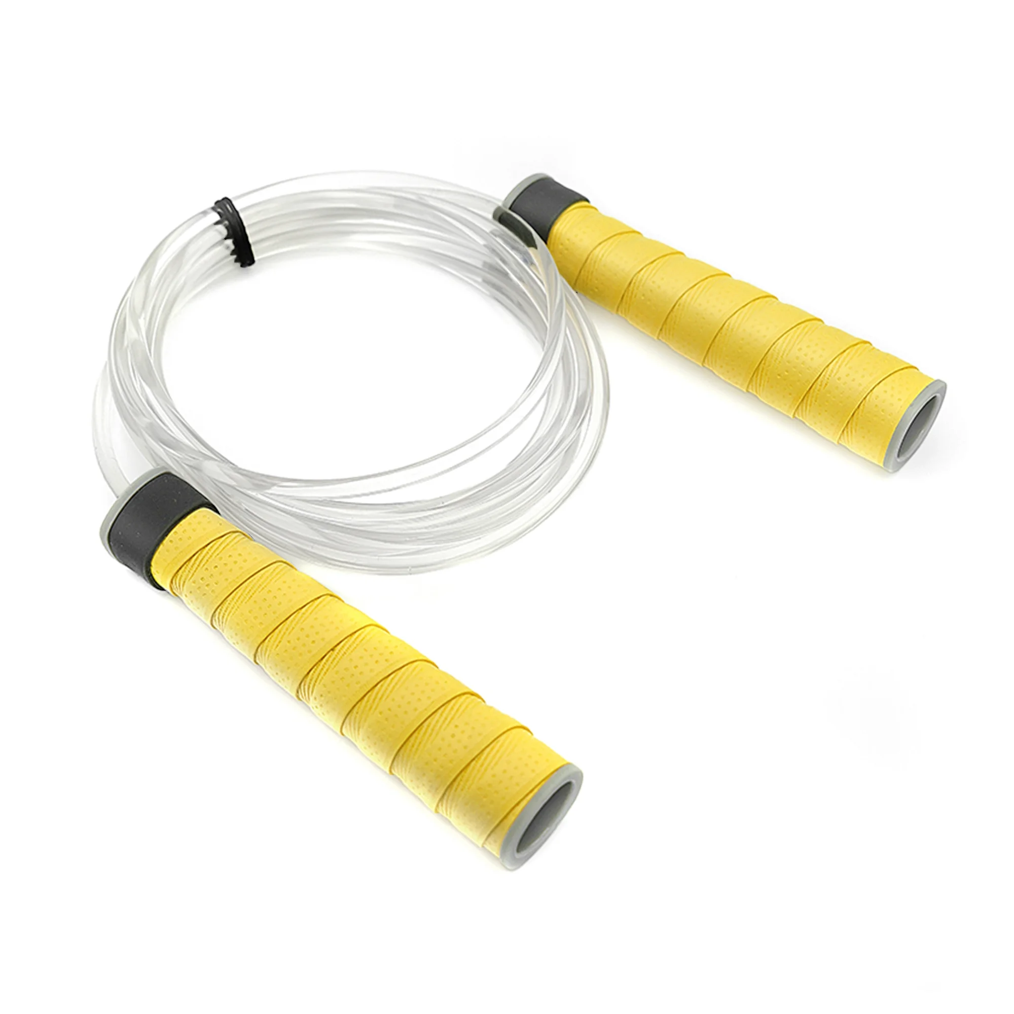 

High Quality Hand Rubber Skipping Rope PVC wire 3m adjustable length jumping rope light weight jump rope, 6 colors