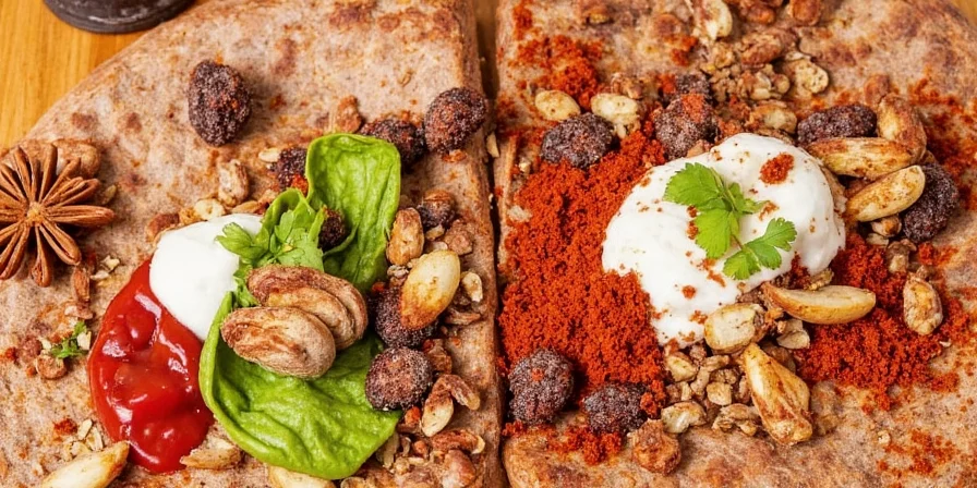 Fenugreek seeds and cinnamon sticks in a spice dish