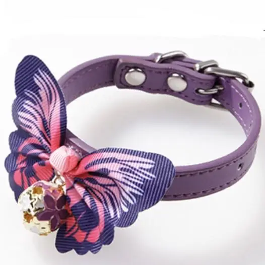 

Bow Bell Collar Exquisite and Safe Pet Products Butterfly shape Pet collar Pet Accessories Suitable for Cats and Small Dogs
