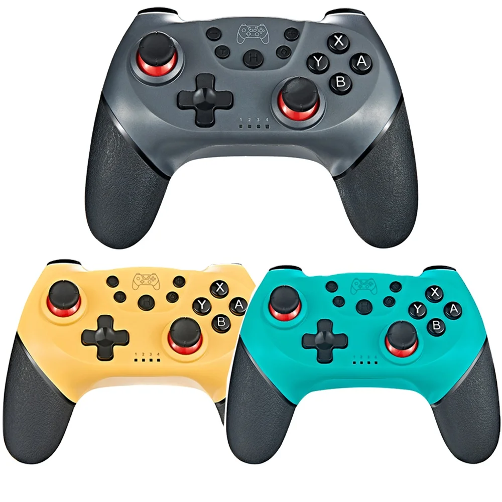 

Wireless Gamepad Game Joystick Controller With 6 Axis Handle For Switch Pro NS Switch Pro, Black,yellow,blue (optional)