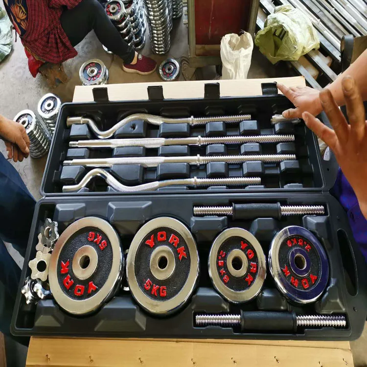 

55kg chromed Dumbbell Set
