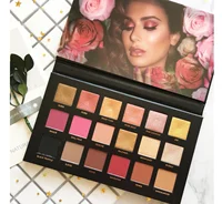 

Hot sale 18 colors huda cosmetics custom makeup eyeshadow palette