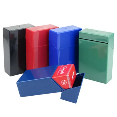 
automatic open plastic cigarette case 