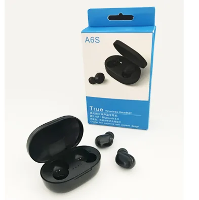 2020 cheapest In Ear Wireless Earphone TWS A6S wireless earbuds xiaomi airdots headphone with microphone