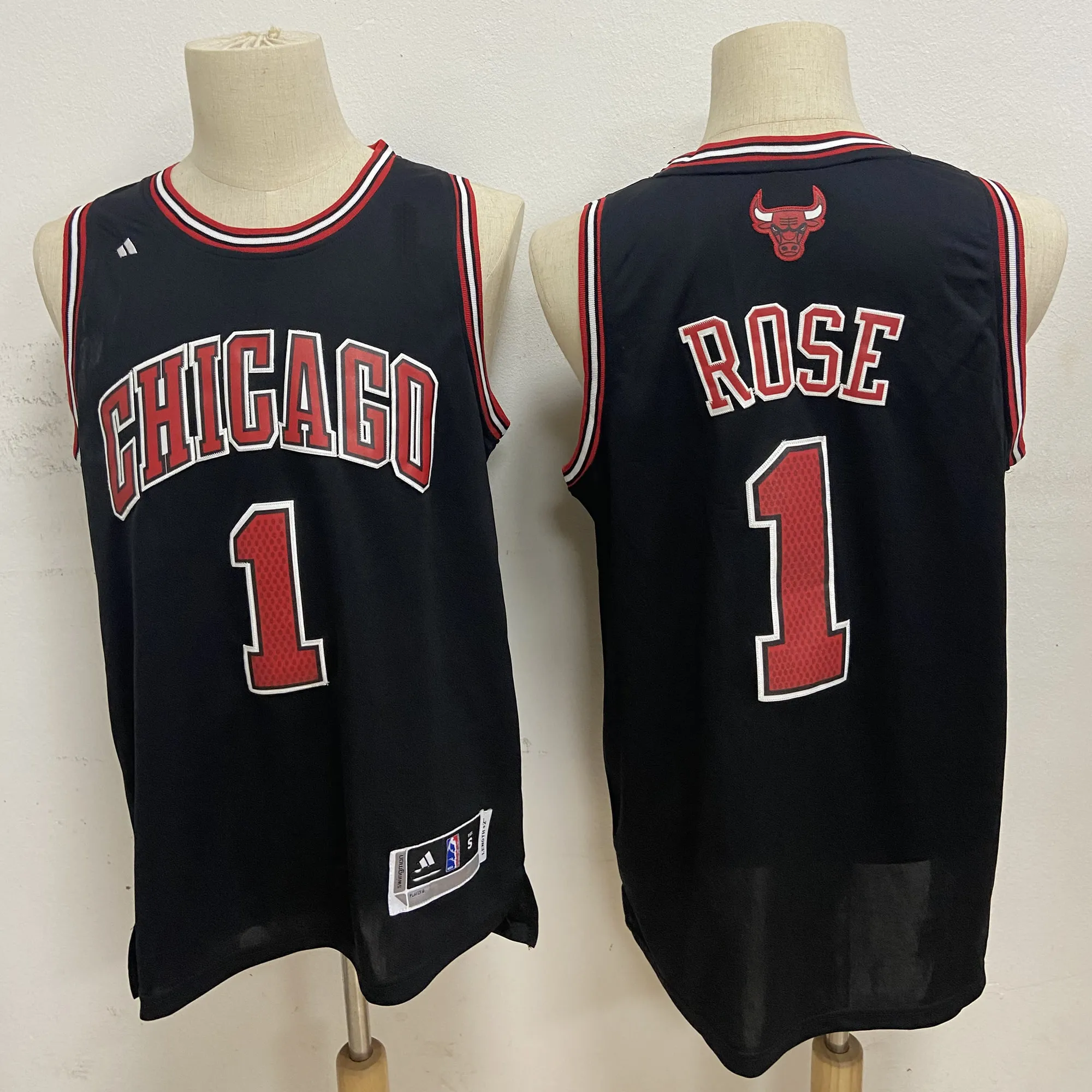 

mens chicago city edition bulls white red black stripe home 1 Derrick Rose basketball jersey