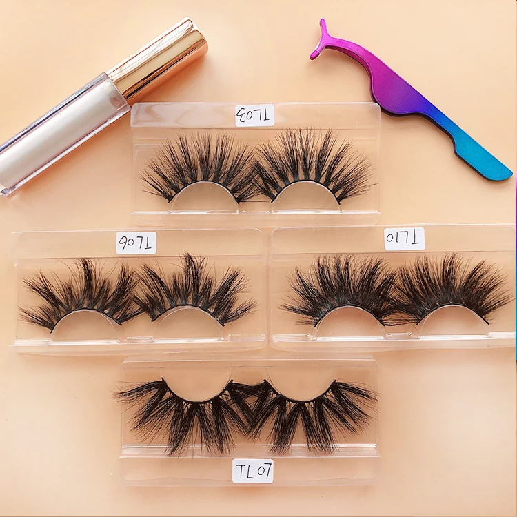 

lashes3d wholesale vendor 25 mm 3d mink eyelash 25mm eyelashes with eyelash packaging