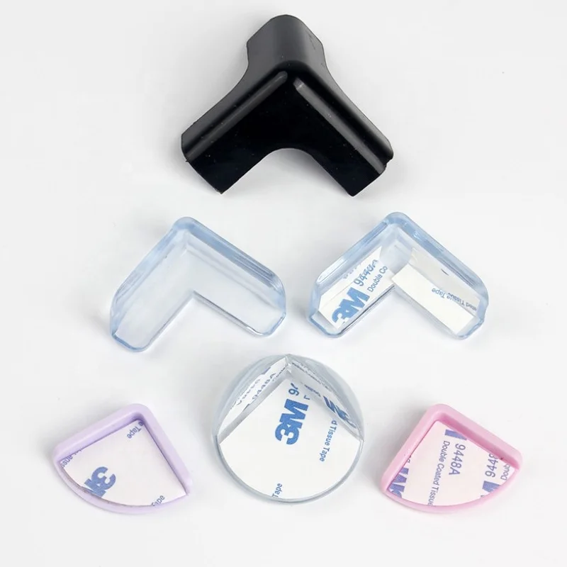 

Baby Safety Transparent PVC Protector Table Corner/Furniture Self Adhesive Protection Cover/Children Anti collision Edge Corner, Customized