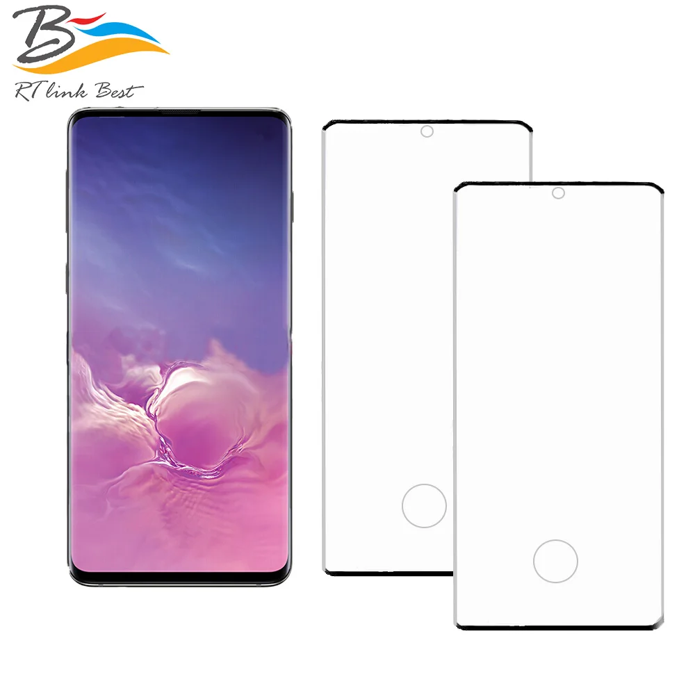 

3D Curved hot bending tempered glass unlock fingerprint Full Cover screen protector for Samsung Galaxy Note 10 / Note10 plus