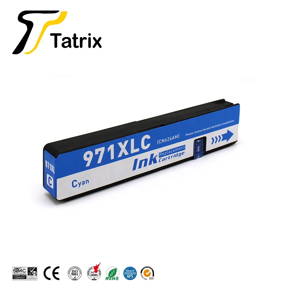 Tatrix 970 970xl 971 971xl Premium Color Compatible Printer Inkjet Ink Cartridge For Hp 2618
