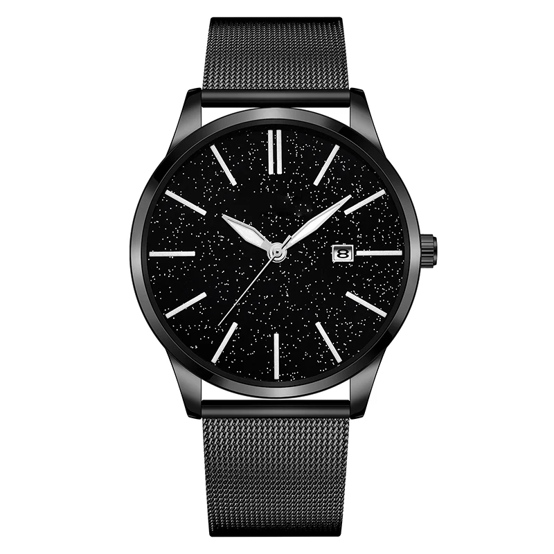 

Minimalist Ultra Thin Boys Watch Mesh Steel Bands Men Wrist Watch relojes